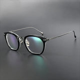 Dake Vintage Square Titanium Eyeglasses Frame
