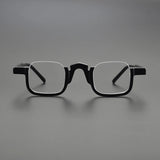 Didie Acetate Half Frame Rectangle Glasses Frame