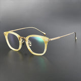 Dake Vintage Square Titanium Eyeglasses Frame