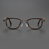 Jarvis Acetate Titanium  Square Glasses Frame