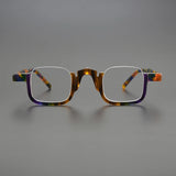 Didie Acetate Half Frame Rectangle Glasses Frame