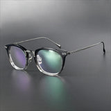 Dake Vintage Square Titanium Eyeglasses Frame