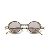 Amill Round Titanium Glasses Frame With Magnetic Sunglasses Clips