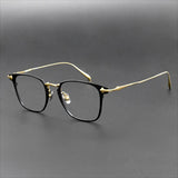 Roussel Vintage Square Titanium Eyeglasses Frame