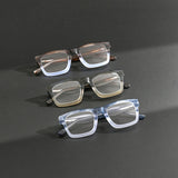 Orly Vintage Acetate Rectangle Glasses Frame