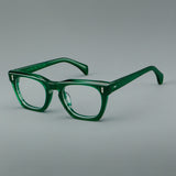 Tunde Retro Acetate Rectangle Glasses Frame