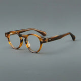 Javier Acetate Round Retro Glasses Frame