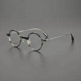 Uni Acetate Titanium Round Glasses Frame
