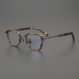 Ulla Vintage Acetate Titanium Rectangle Eyeglasses Frame