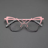 Stod Titanium Geometric Glasses Frame
