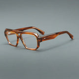 Viray Retro Rectangle Acetate Glasses Frame