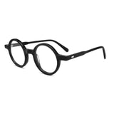 Oguz Retro Round Acetate Glasses Frame