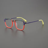 Patel Vintage Acetate Titanium Eyeglasses Frame