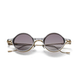 Sera Round Titanium Glasses Frame With Magnetic Sunglasses Clips