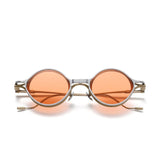 Sera Round Titanium Glasses Frame With Magnetic Sunglasses Clips