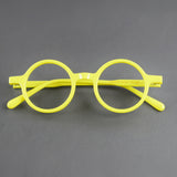 Oguz Retro Round Acetate Glasses Frame