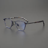 Ulla Vintage Acetate Titanium Rectangle Eyeglasses Frame