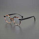 Gert Vintage Acetate Round Glasses Frame
