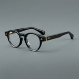 Javier Acetate Round Retro Glasses Frame