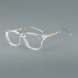 Ochoa Vintage Rectangle Acetate Glasses Frame