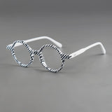 Oguz Retro Round Acetate Glasses Frame