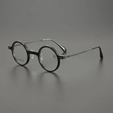 Uni Acetate Titanium Round Glasses Frame