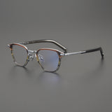 Ulla Vintage Acetate Titanium Rectangle Eyeglasses Frame