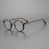 Kay Retro Round Optical Metal Glasses Frame
