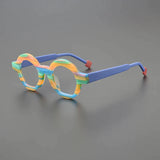 Jose Retro Round Acetate Frame