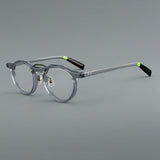 Ronn Retro Round Acetate Glasses Frame