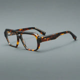 Viray Retro Rectangle Acetate Glasses Frame