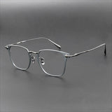 Roussel Vintage Square Titanium Eyeglasses Frame