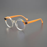 Gert Vintage Acetate Round Glasses Frame
