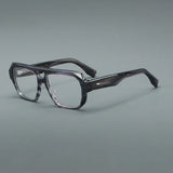 Viray Retro Rectangle Acetate Glasses Frame