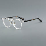 Ron Retro Round Acetate Glasses Frame