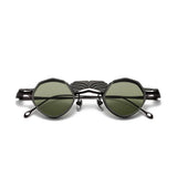 KK Geometric Titanium Glasses Frame With Magnetic Sunglasses Clips