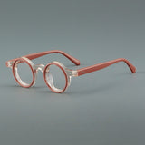 Yves Vintage Acetate Round Glasses Frame