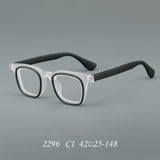 Sujeet Retro Rectangle Acetate Eyeglasses Frame