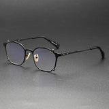 Kadin Retro Titanium Irregular Glasses Frame