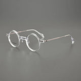Uni Acetate Titanium Round Glasses Frame