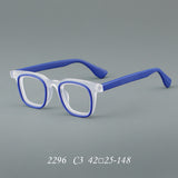 Sujeet Retro Rectangle Acetate Eyeglasses Frame