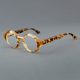 Fayrice Round Acetate Retro Glasses Frame