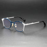 Kadin Retro Titanium Irregular Glasses Frame