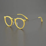 Osch Vintage Round Acetate Glasses Frame