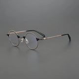 Conrad Vintage Titanium Round Glasses Frame
