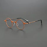 Conrad Vintage Titanium Round Glasses Frame