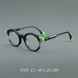 Crowe Vintage Acetate Round Glasses Frame