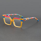 Sultan Vintage Acetate Rectangle Eyeglasses Frame