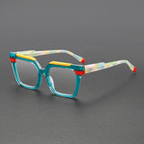 Sultan Vintage Acetate Rectangle Eyeglasses Frame
