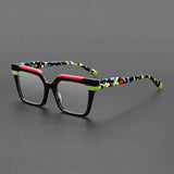 Sultan Vintage Acetate Rectangle Eyeglasses Frame